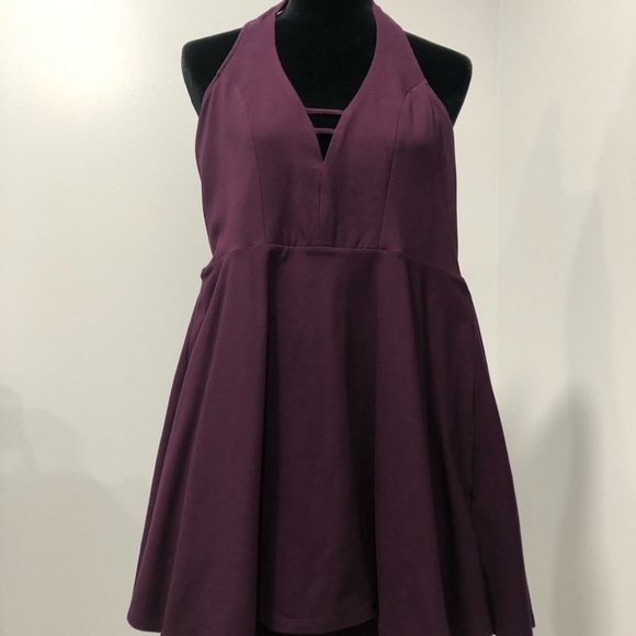 Express Strappy Halter Mini Dress - Picture 3 of 9